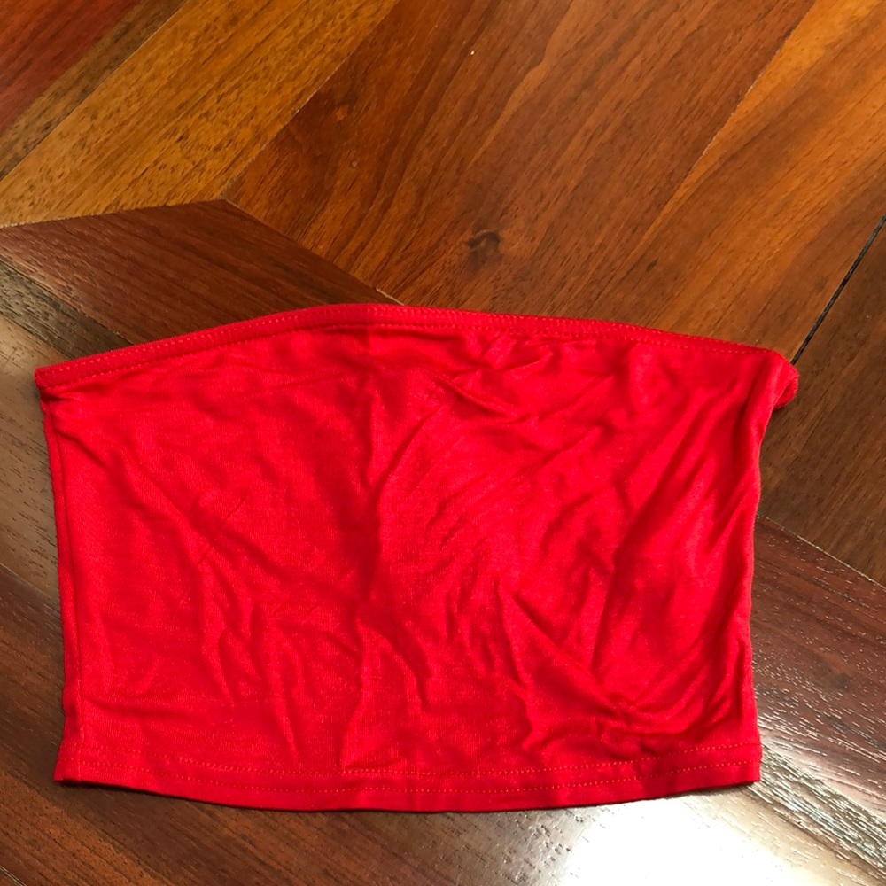 RED TUBE TOP